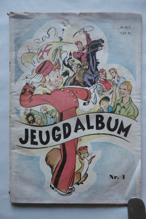 Robbedoes (magazine) - Jeugdalbum - 1 Album - Første udgave - 1943