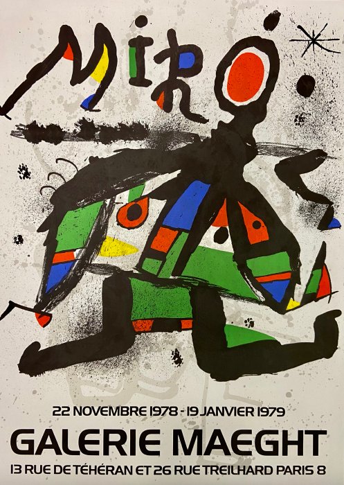 Joan Miro (1893-1983) - "22 novembre 1978 - 19 janvier 1979"