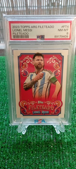 2023 Topps Argentina Fileteado Lionel Messi #FT4 PSA 8 - 1 Graded card