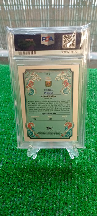 2023 Topps Argentina Fileteado Lionel Messi #FT4 PSA 8 - 1 Graded card