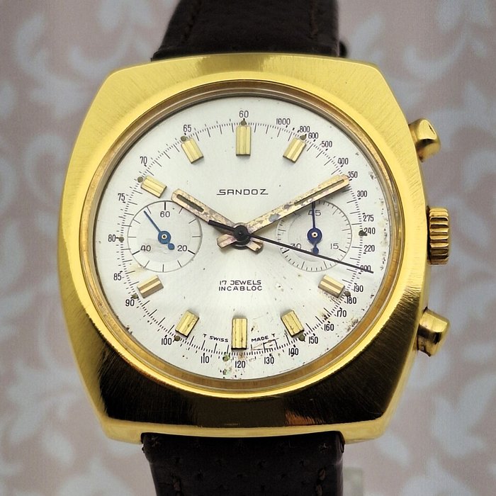 Sandoz - Chronographe Suisse - Cal. Landeron 48 - JUMBO - Ingen mindstepris - Mænd - 1950-1959