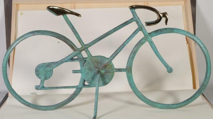 Antoni Miro (1944) - Skulptur Bici-Veloç - 31 cm - Bronze - 2001