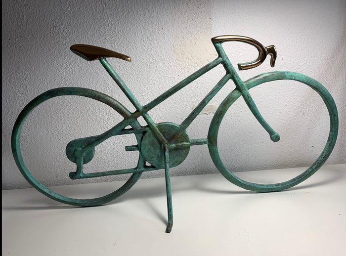 Antoni Miro (1944) - Skulptur Bici-Veloç - 31 cm - Bronze - 2001