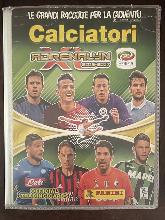 Panini - Calciatori 2016/17 - (452/459) Incomplete TC set + Empty Album