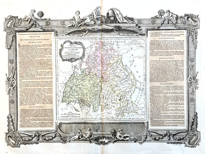 Tyskland - Suisse, Bavière, München; Louis Charles Desnos - Cercle de Bavière, de Franconie et de Souabe - 1761-1780