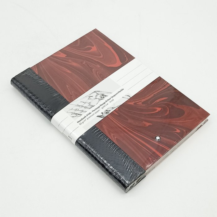 Montblanc - Montblanc Heritage Collection Rouge et Noir Serpent marble set gift of writing - Fyldepen