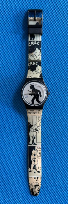 Kuifje, Tintin - Montre Swatch GZ187 - 75th anniversary - 1 Ur - 2004