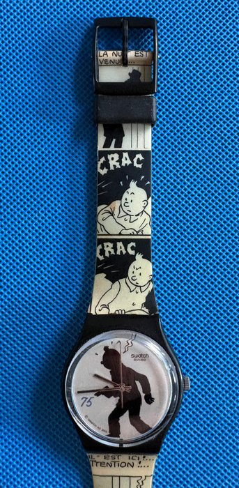 Kuifje, Tintin - Montre Swatch GZ187 - 75th anniversary - 1 Ur - 2004