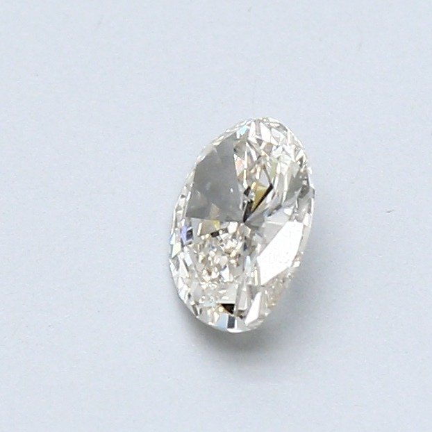 1 pcs Diamant  (Natur)  - 0.42 ct - Oval - J - VVS2 - International Gemological Institute (IGI)