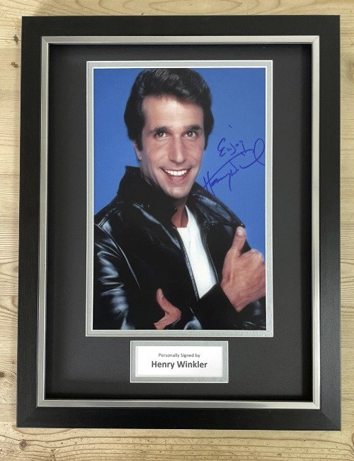 Happy Days - Henry Winkler (The Fonz) - Signed with Certificate - Autograf Fotografi