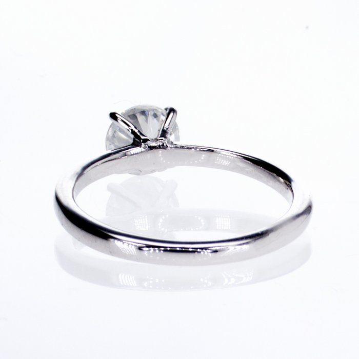 Ingen mindstepris - Forlovelsesring - 14 karat Hvidguld -  1.04ct. tw. Diamant (Natur)