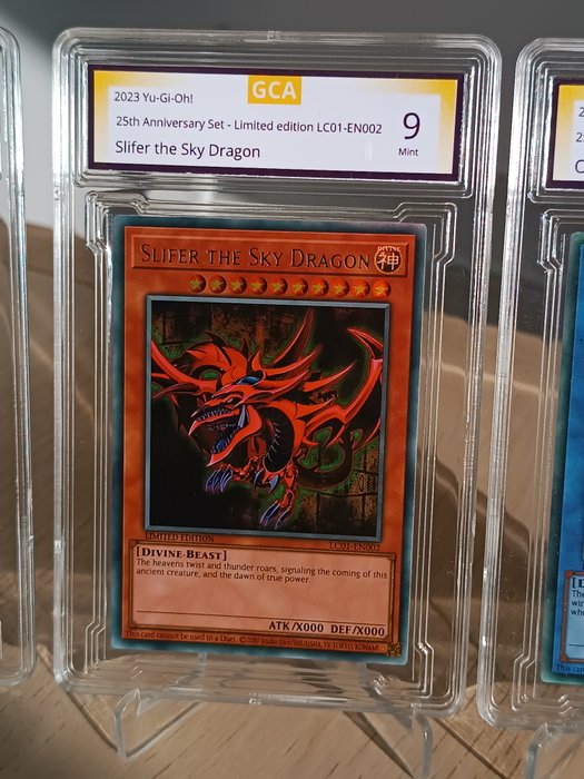 Konami - 3 Card - Obelisk the Tormentor, Slifer Sky Dragon and Winged Dragon of Ra