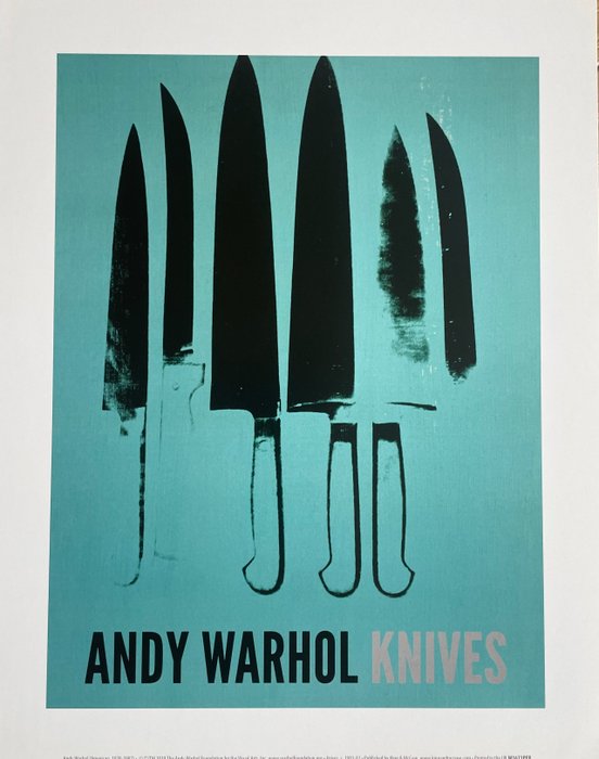 Andy Warhol (after) - (1928-1987), Knives c.1981-82, copyright 2010 The Andy Warhol Foundation for the Visual Arts, Inc,