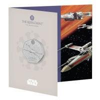 Storbritannien 50 Pence 2024 Star Wars - X-Wing im Blister  (Ingen mindstepris)