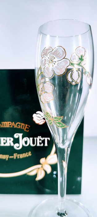 Perrier-Jouët - Emile Gallé - Champagneglas (2) - Original gaveemballage - Glas