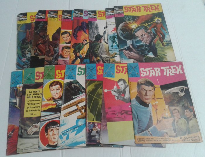 Star Trek n. 1/15 completa - Spada edizioni - 1 Complete series - Første udgave - 1973