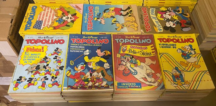 Topolino 1501/1600 - Sequenza semi completa - 94 Comic - Første udgave - 1984/1986