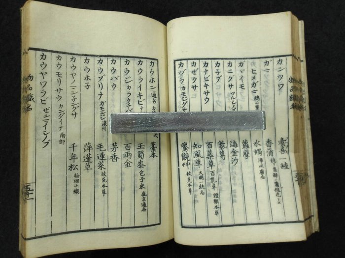 The Items in Japan 2 Volume Complete 物品識名　乾坤 - Papir - Toyofumi Mizutani (1779-1833) - Japan - Sene Edo-periode