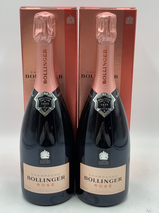 Bollinger - Champagne Rosé - 2 Flasker (075 L)