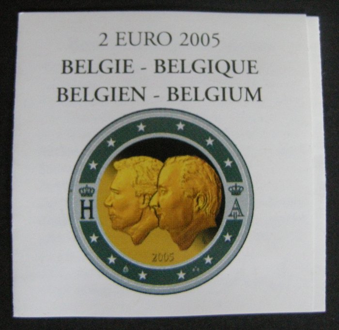 Belgien 2 Euro 2005 Proof - in cassette