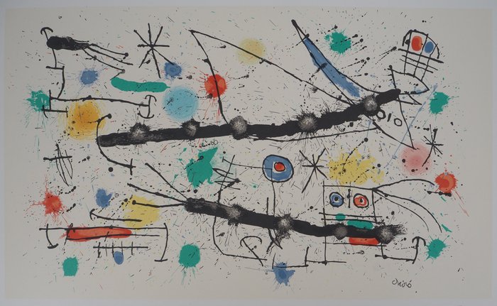 Joan Miro (1893-1983) - Oiseaux surréalistes