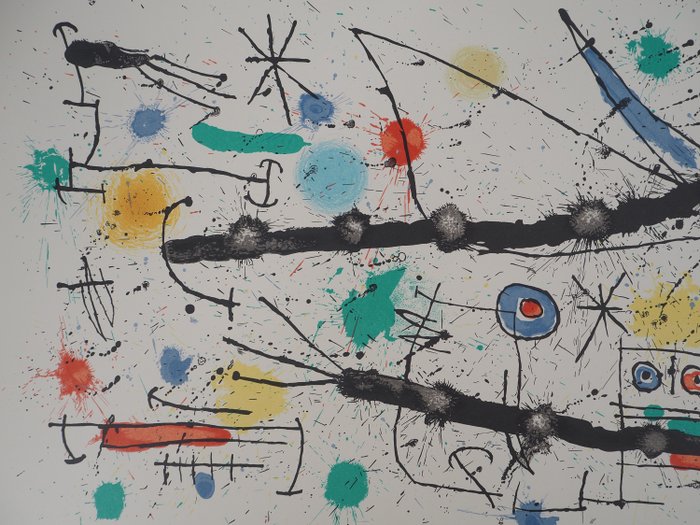 Joan Miro (1893-1983) - Oiseaux surréalistes