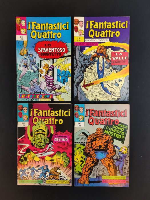 Fantastici Quattro - Lo Spaventoso Quartetto e altri - 17 Comic - Første udgave - 1972/1976