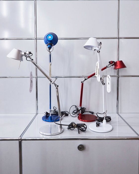 Artemide - Michele De Lucchi, Giancarlo Fassina - Skrivebordslampe - Tolomeo Micro - Aluminium - VÆLG DIN FARVE