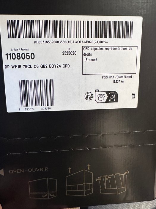 2015 Dom Pérignon, Jean-Michel Basquiat Limited Edition - Champagne Brut - 3 Flasker (0,75 L)