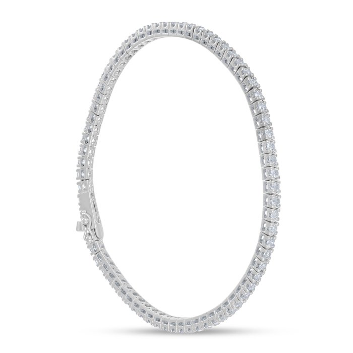 Armbånd - 18 kraat Hvidguld -  180ct tw Diamant (Natur)