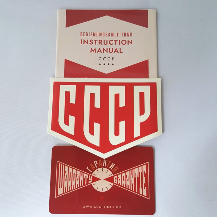 CCCP - KAMZOLKIN - Hammer  Sickle - Limited Edition - Moving Star - Automatic Slava - Ingen mindstepris - Mænd - Ny