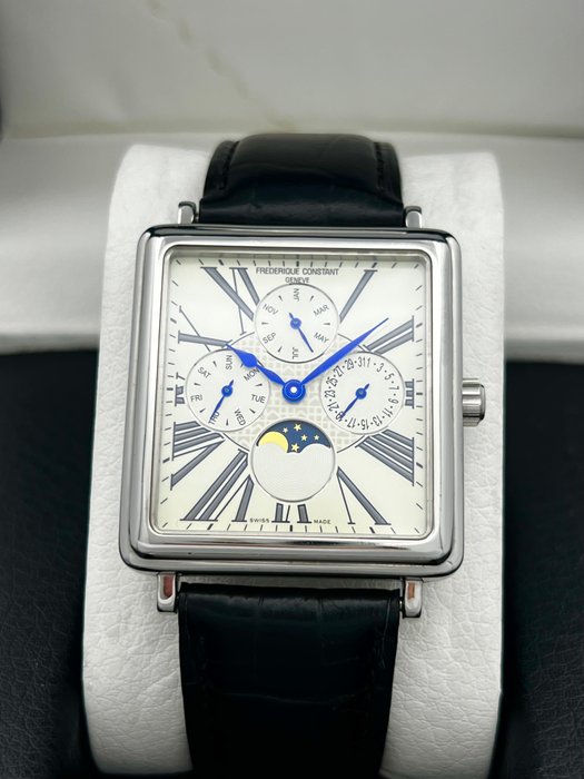 Frédérique Constant - Triple Date Moon Phase Carre - FC265X3C4/5/6 - Mænd - 2000-2010