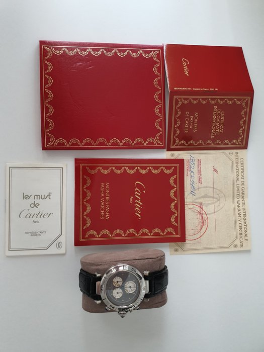 Cartier - Pasha Chronograph - 1352-1 - Mænd - 1990-1999