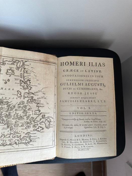 Homeri / Gulielmi Augusti - Ilias - 1760