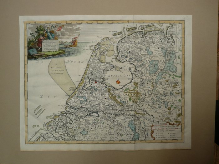 Holland - Amsterdam, Zaanstreek, Haarlem, Amstelland, Muiden, Weesp; J. Leclerc - De Zeven Vereingde Nederlanden - 1721-1750