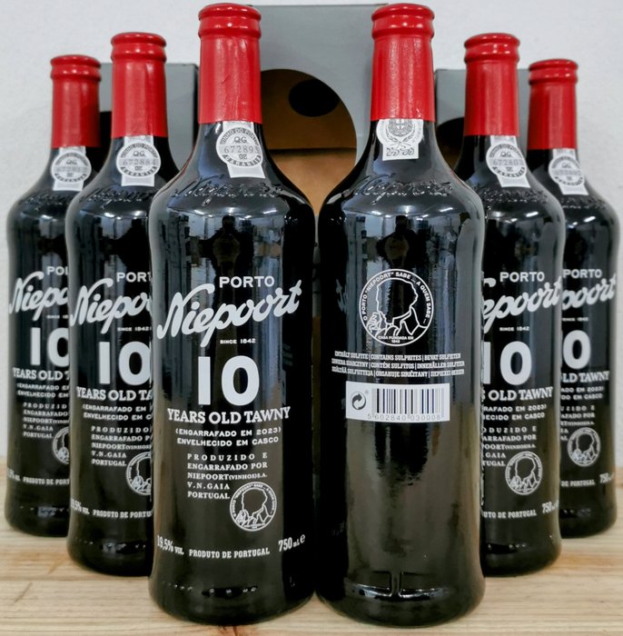 Niepoort - 10 years old Tawny -  Porto  - 6 Flasker (0,75 L)