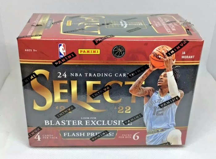 2021/22 Panini Select NBA Look for EXCLUSIVE Ultra-Rare Tiger Prizms and Elephant Prizms! - 1 Sealed box - Næsten så god som ny (NM)