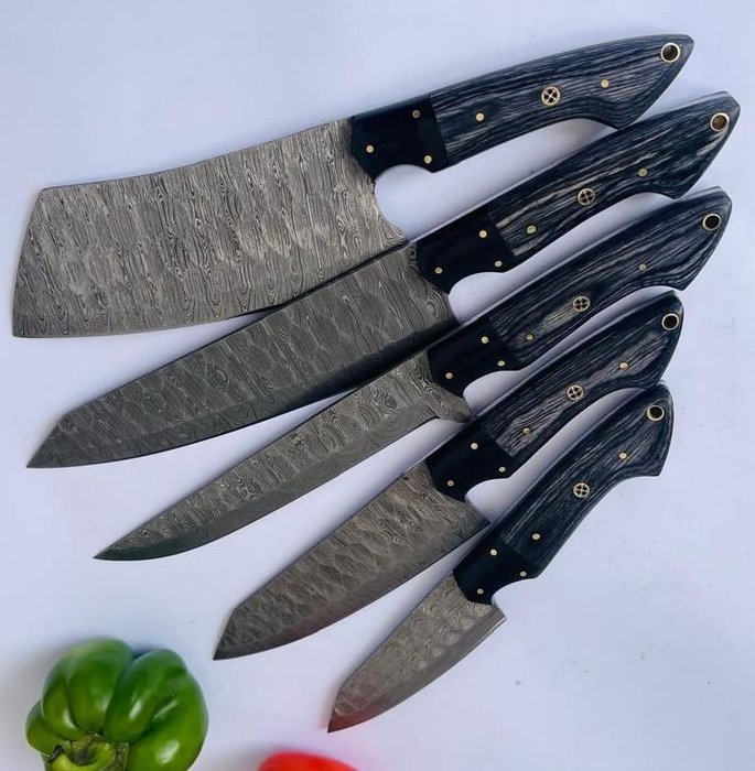 Køkkenkniv - Chef's knife - Pakkawood og sort G 10 - Nordamerika