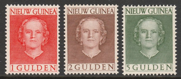 Nederlandske Ny Guinea 1950/1962 - 23 Komplet numre - NVPH 1/81, Port 1/6, UNTEA 1/19