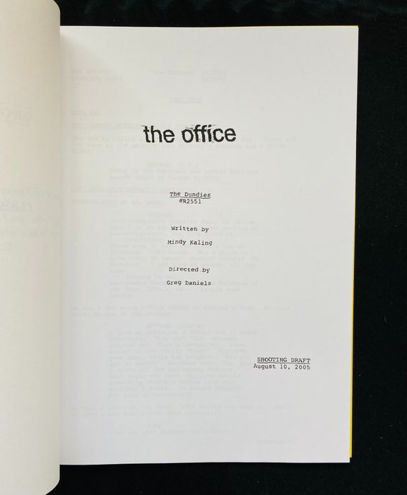 The Office - Episode #R2551 - Shooting Draft - August 10, 2005