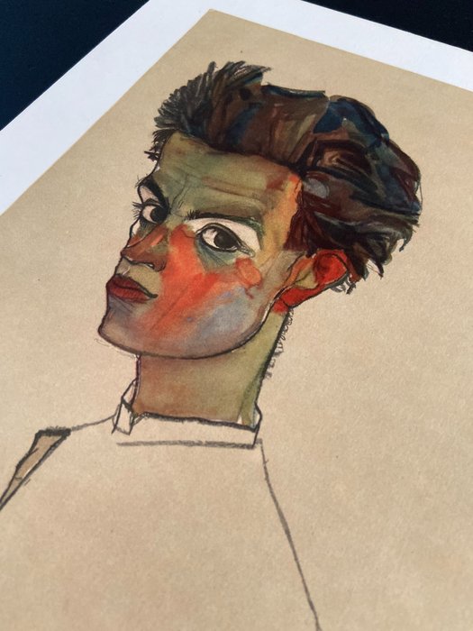 Egon Schiele (1890-1918), (after) - Self-Portrait