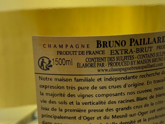 Bruno Paillard, Grand Cru - Champagne Blanc de Blancs - 1 Magnum (1,5 L)