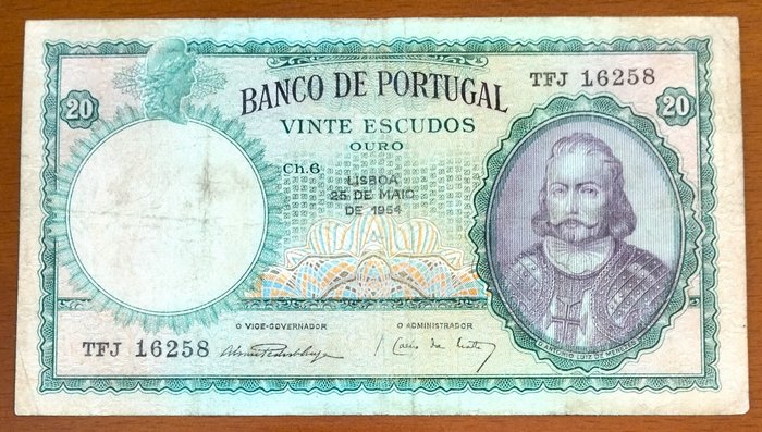 Portugal. - 4 banknotes - various dates - Pick 153, 159, 165  (Ingen mindstepris)