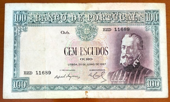 Portugal. - 4 banknotes - various dates - Pick 153, 159, 165  (Ingen mindstepris)