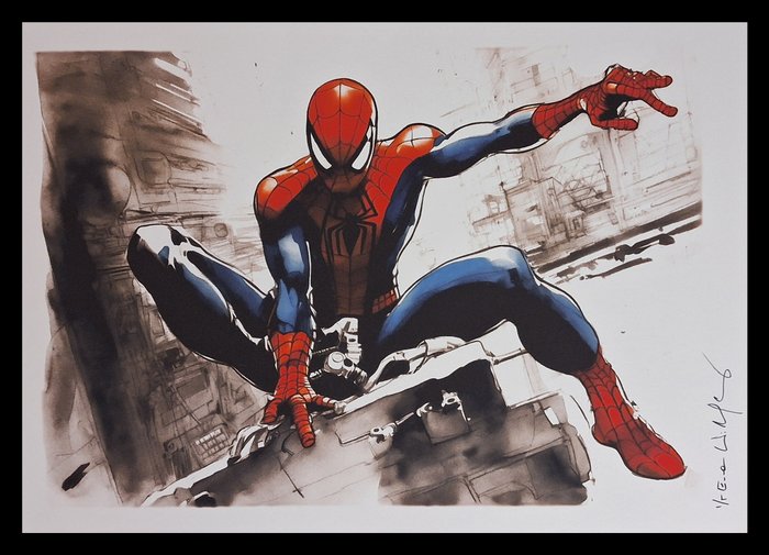 Spiderman - watercolor edition by Emma Wildfang - Large size