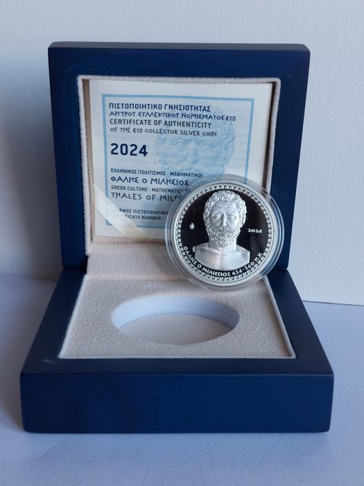 Grækenland. 10 Euro 2024 "Thales of Miletus" Proof  (Ingen mindstepris)