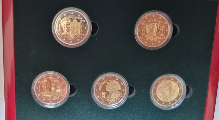 Luxembourg 2 Euro 2022/2023 Proof (5 munten)