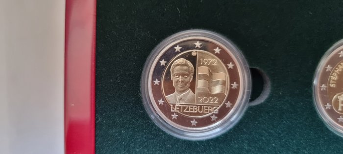 Luxembourg 2 Euro 2022/2023 Proof (5 munten)