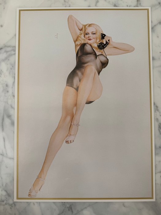 Alberto Vargas - Folder of 12 pin-up prints by Alberto Vargas