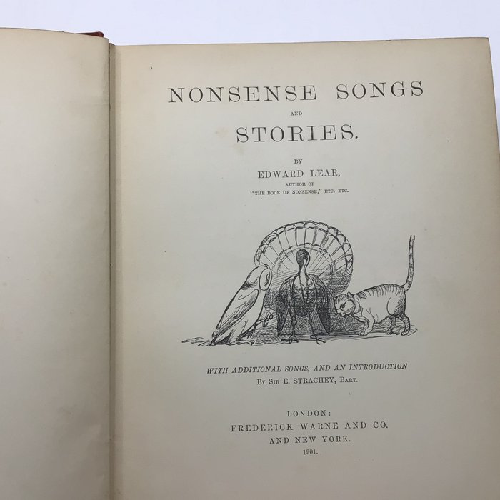 Edward Lear - Nonsense Songs and Stories - 1901